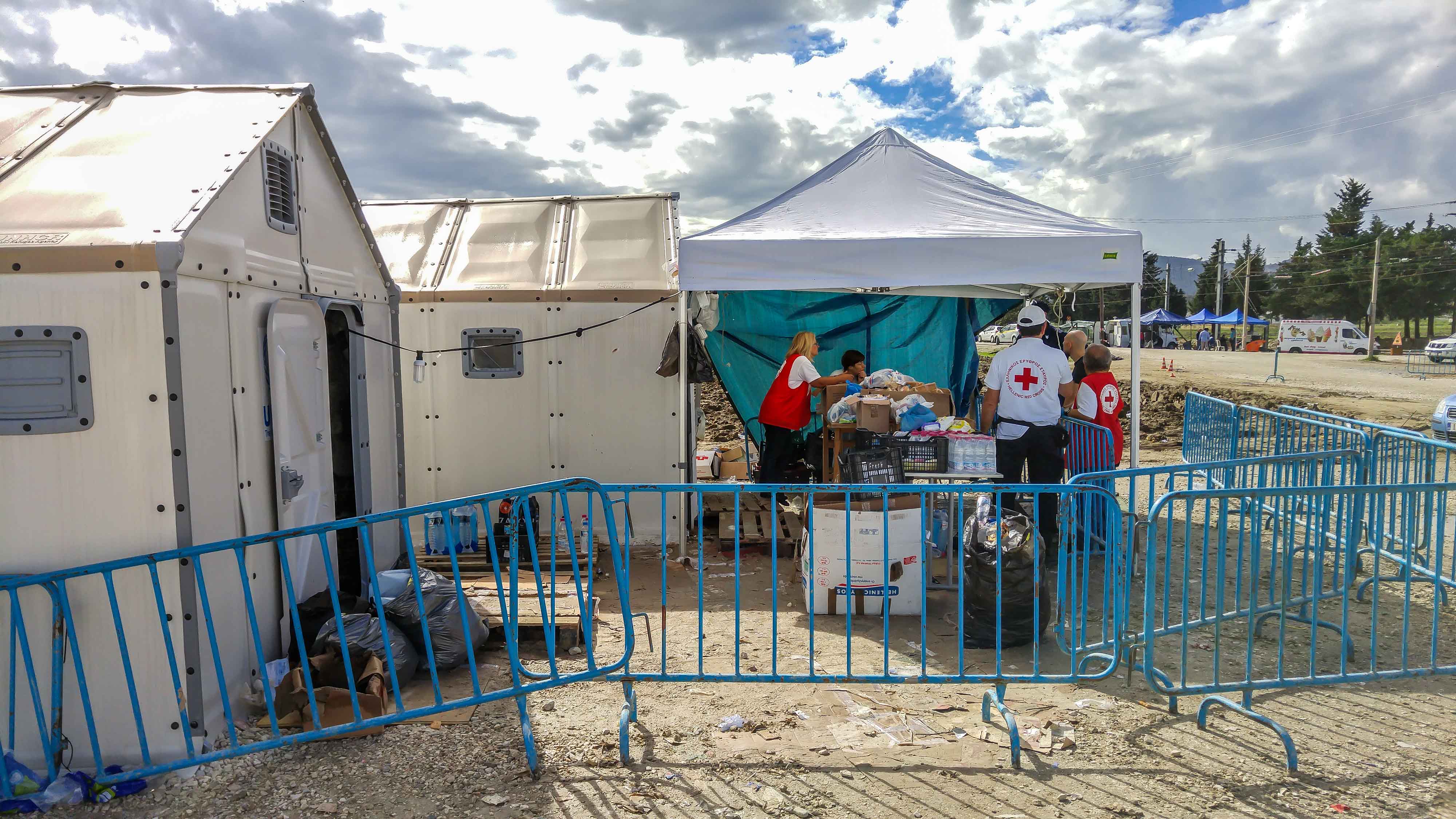 Obóz dla uchodźców w Idomeni Grecja